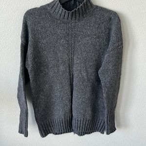 Gray turtleneck sweater size M